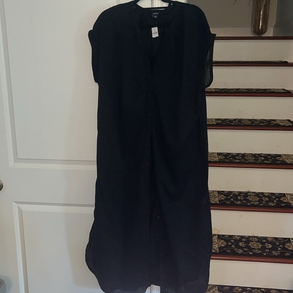 Gap Cotton poplin midi shirt Dress - Picture 6 of 10